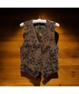 EXPRESS Campaign International Vintage Woven Tapestry Vest Women Size Me... - $64.54 CAD