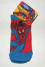 Marvel Toddler Boys Spiderman Socks 1 Pair Red Blue Size 6.5-8 NWT - £2.97 GBP