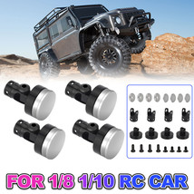 4Pcs Magnetic Stealth Invisible Body Post Mount Shell For 1/8 1/10 Scx10 Rc Car - £15.00 GBP