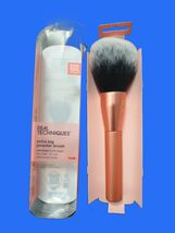 Real Techniques Extra Big Powder Brush Pink Stainless Steel For Setting ... - $8.99