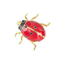 Trendolla Sterling Silver Ladybug Pin Brooch - £51.85 GBP