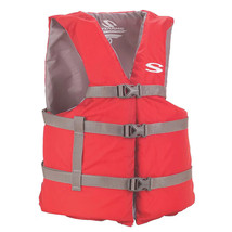 Stearns Classic Series Adult Universal Oversized Life Jacket - Red - £34.02 GBP