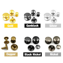 Double Cap Rivet Leather Work Shoes Bag Belt Clothing 6 Colors 3 SIZES! - $3.29