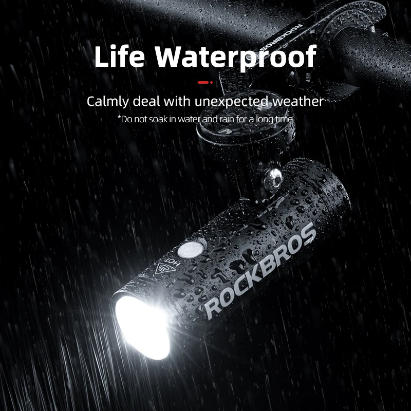 Sporting ROCKBROS Bike Light Hoisting Headlights Multifunctional Holder Powerful - £54.52 GBP