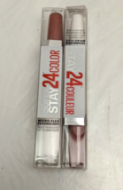 Pack of 2 Maybelline Super Stay 24 Hour Lip Color Lip Balm 915 Sultry Amber - $370.72 MXN