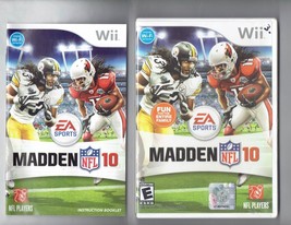 Nintendo Wii Madden NFL 10 video Game Complete (disc Case and Manual) - £11.30 GBP