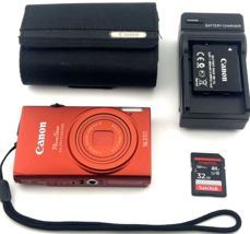 Canon PowerShot ELPH 110 HS Digital Camera RED 16.1MP Tested - £296.99 GBP