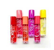 Italia Deluxe Fruity Flavor Roll On Lip Gloss Lip Oil 6 PCS Set "Free Sh... - $10.88