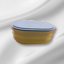 Tupperwear stackable deli lunchmeat storage w/ blue lid - $3.64