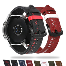 20mm/22mm Premium Racing *QUICK US SHIPPING* Genuine Leather Watch Strap - £9.98 GBP