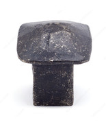 Richelieu Hardware Forged Iron Square Contemporary Cabinet Knob Matte Black - $12.64 CAD