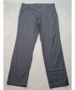 Lululemon Activewear Pants Mens Size 38 Black Nylon Flat Front Slash Poc... - €31,82 EUR