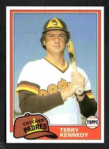 San Diego Padres Terry Kennedy 1981 Topps Baseball Card #780 ! - £0.39 GBP