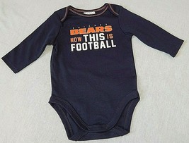 Chicago Bears Onesie Baby Size 0/3 6/12 Months Blue Newborn Infant Gerber Outfit - £13.12 GBP