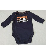 Chicago Bears Onesie Baby Size 0/3 6/12 Months Blue Newborn Infant Gerbe... - £12.84 GBP