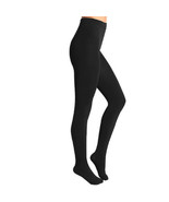 Body Wrappers C80 Girl&#39;s Size Small/Medium (4-7) Black Full Footed Tights - £5.18 GBP