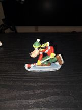 Vintage 1992 Disney- GOOFY Merry Christmas Ornament- Playing Ice Hockey-... - $14.95