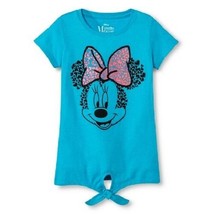 Disney Minnie Mouse girls Blue t-shirt Size XS 4-5 ,S 6-6X NWT (P) - £6.59 GBP