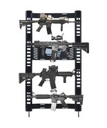 Gun Wall Mount Rack 5 Rifle Shotgun Weapon Bow Storage Display Holder Or... - €54,43 EUR