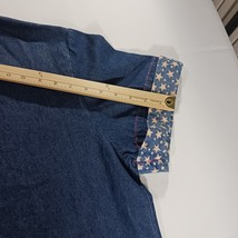 Original TY Wear RN#61804 Women’s Blue Cotton Denim Short Sleeve Shirt Size 16W image 15