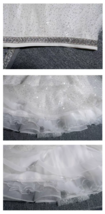 WHITE Sequin Tulle Midi Skirt Outfit Women Custom Plus Size Sparkly Tulle Skirt image 4