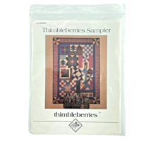 Thimbleberries Sampler Quilt Pattern Houses Pinwheels Flowers Hearts  44x62 - $14.65