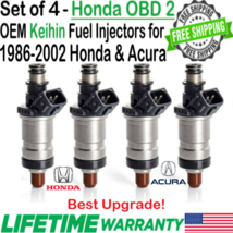 Genuine Keihin 4Pcs Best Upgrade Fuel Injectors for 1998 Honda Odyssey 2.3L I4 - $118.79
