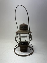Vintage Rock Island Lines Handlan Buck Railroad Lantern Iron Frame &amp; Handle - $129.99