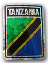 K&#39;s Novelties Tanzania Country Flag Reflective Decal Bumper Sticker - $54.74 MXN