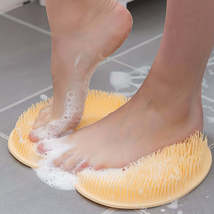 Silicone Foot  Back Shower Scrubber with Suction Cups - £11.71 GBP+