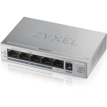 Zyxel 5 Port Gigabit Ethernet Unmanaged POE+ Switch | 4 x PoE+ @ 60W | Plug &amp; Pl - £55.68 GBP