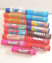 Hershey 15 Assorted Variety Flavored Lip Balms jolly rancher ice breakers twizzl - £13.01 GBP