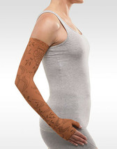 Bird Henna Cinnamon Dreamsleeve Compression Sleeve Juzo Gauntlet Option Any Size - $154.99