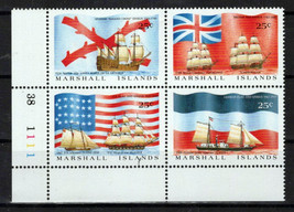 Marshall Islands 194a MNH Colonial Sailing Ships Flags ZAYIX 0424S0016 - £1.59 GBP