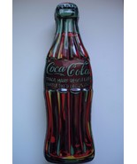 Rare! Collectible! 2003 Coca Cola Tin Embossed Coke Bottle Shaped Container - $68.96 CAD