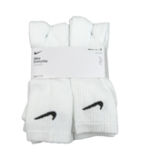 Nike Everyday Cushioned Crew Socks (6 Pack) Mens Size 12-15 White NEW SX... - €26,25 EUR