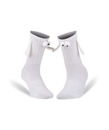 Cotton Magnetic Couple Socks 1 Pair Matching Gift Unisex Fun Novelty Siz... - $9.95