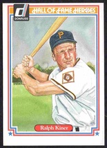 Pittsburgh Pirates Ralph Kiner 1983 Donruss Hall of Fame Heroes #38 nr mt - £0.37 GBP