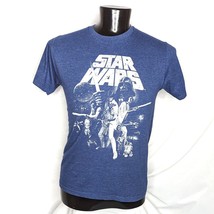 Men&#39;s Shirts Star Wars Graphic T-Shirt Heather Blue Medium - £7.59 GBP