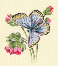 RTO Counted Cross Stitch Butterfly, Multicoloured - £13.50 GBP