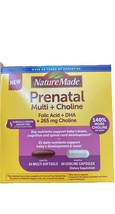 NatureMade Prental Multi+Choline w Folic Acid+DHA+ 265mg Choline 140 Tot... - $11.87