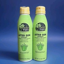 Set of 2 Wild Tropics After Sun Spray Aloe Vera &amp; Menthol Cooling &amp; Soot... - $4.99