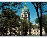 State Capitol Building Topeka Kansas KS UNP Chrome Postcard Z4 - $2.92
