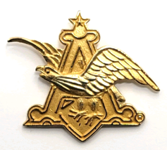 Anheuser Busch A Eagle Logo Pin Gold Tone Pro-Motion 2000 Beer Promo Col... - $12.99