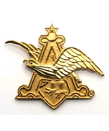 Anheuser Busch A Eagle Logo Pin Gold Tone Pro-Motion 2000 Beer Promo Col... - $243.52 MXN