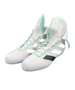Adidas Box Hog 3 Tall Boxing Shoes Men’s Size 10.5 White Sky Rush GX2815... - £94.46 GBP