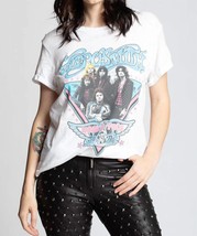 Recycled Karma aerosmith world tour tee in White - size S - $46.53