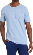 Hugo Boss Men's Contrast Curve Logo Short-Sleeve Cotton T-Shirt Blue - $52.00