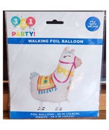 2 Walking Llama Mylar Foil Balloons Birthday Fiesta Party 29&quot; Brand New - €7,69 EUR