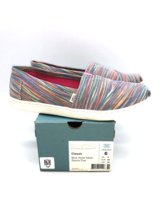 Toms Youth Blue Aster Multi Space Dye Flats- Youth Us 6 / Women Us 7.5/ Eur 38 - £23.73 GBP